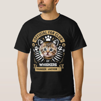 Personlig T-shirt för kattfanclubb | Anpassad katt