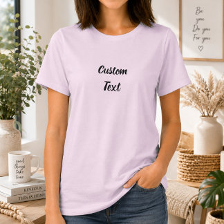 Personlig T-shirt för Kvinnor med Anpassad Text