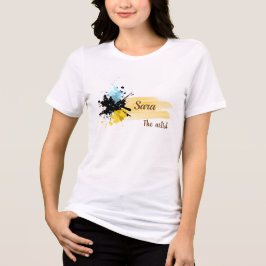 Personlig T-Shirt för Kvinnor med Konstnärsnamn