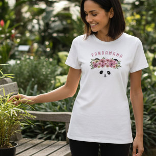 Personlig T-Shirt för Kvinnor med Panda Björn Ansi