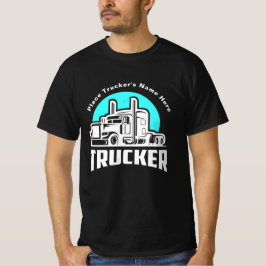 Personlig T-Shirt för Lastbilschaufför