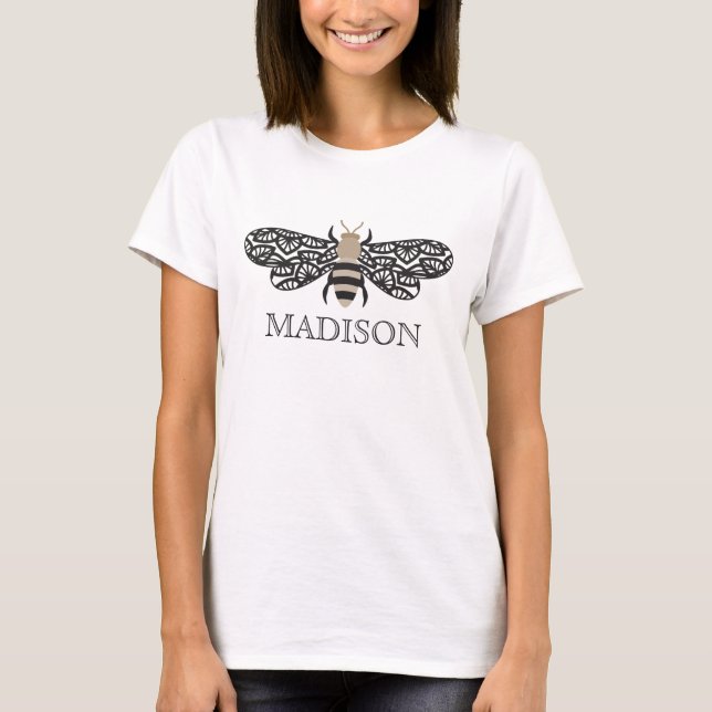 Personlig T-Shirt för mjölkningsbin (Framsida)