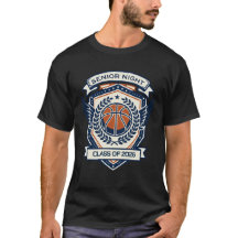 Personlig T-Shirt för Senior Night Basket