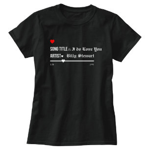 Personlig t-shirt med favorit gamla låt