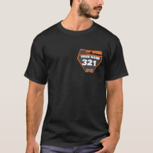 Personlig T-Shirt med Förarens Namn och Nummer