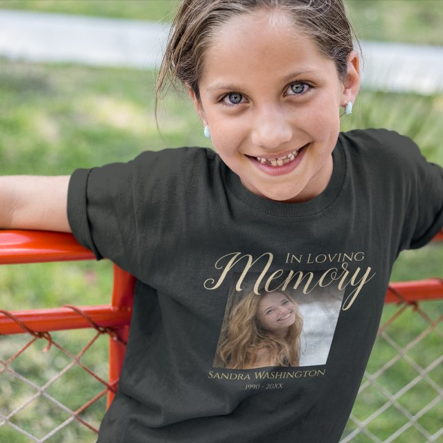 Personlig T-Shirt med Foto för Barn - Minnes-T-Shi (Skapare uppladdad)