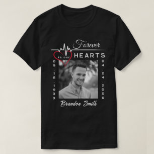 Personlig T-shirt med foto "In Loving Memory"