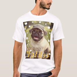 Personlig T-Shirt med Husdjursfoto Lägg till namn 