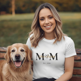 Personlig T-Shirt med Mors Namn och Grundad År - P