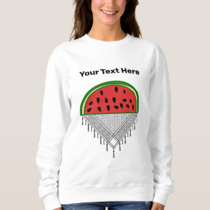 Personlig T-shirt med vattenmelon & Palestina