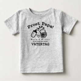 Personlig T-Shirt Pappa Baby Fars dag Exfit