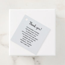 Personlig Tack Almond Wedding Favor Märkre