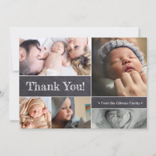Personlig Tack Baby Birth-meddelandet Meddelande