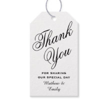 Personlig Tack Bröllopsförmån