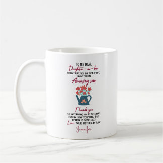 Personlig Tack Dotter i lagkaffe Mugg