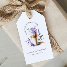 Personlig - Tack för att du fick kaffets födelseda Presentetikett