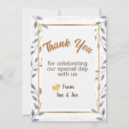 Personlig - Tack för Hälsning Julkort