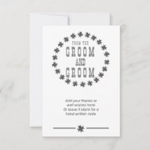 Personlig tack från Groom och Groom