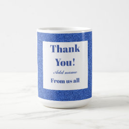 Personlig tack från oss alla mugg
