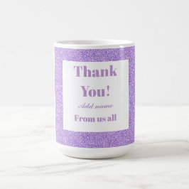 Personlig tack från oss alla mugg