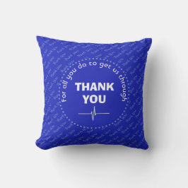Personlig TACK Health Heroes Royal Blue Kudde