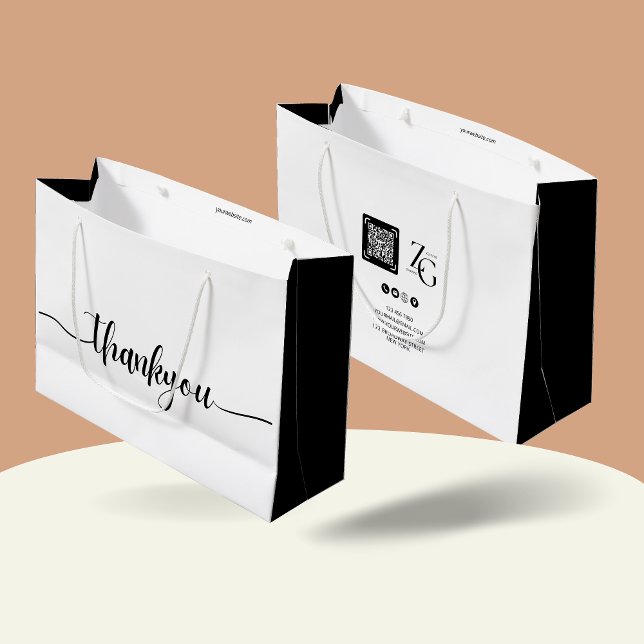 Personlig Tack med Anpassningsbar Logotyp Business (Skapare uppladdad)