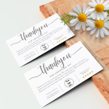 Personlig - tackkort för företag