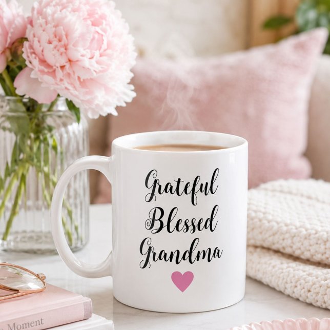 Personlig Tacksam Salig Mormor Kaffer Kaffemugg (Skapare uppladdad)