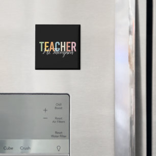 Personlig tacksamhet för lärare tillbaka till skol magnet