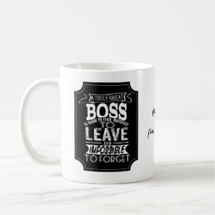 Personlig Tacksamhetsmugg med Stor Chef Citat Kaffemugg