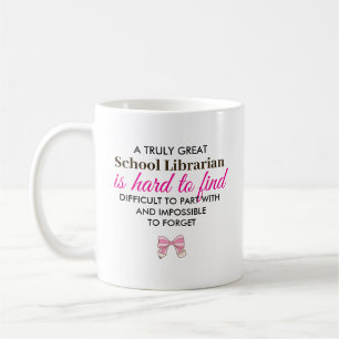 Personlig tacksamhetspresent till skolbibliotekari kaffemugg
