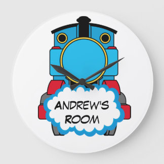 Personlig Tåg Clock Stor Klocka