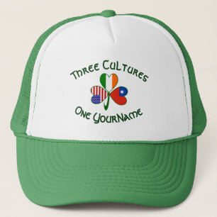 Personlig Taiwan Kina Irland USA Shamrock Keps