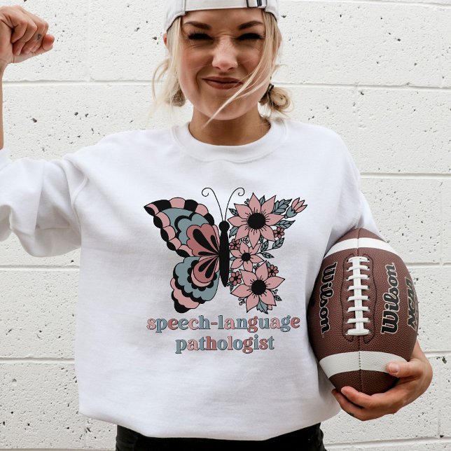 Personlig Tal-språk-patologen Butterfly T Shirt (Skapare uppladdad)