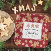 Personlig Tallrikar-julcookie Exchange