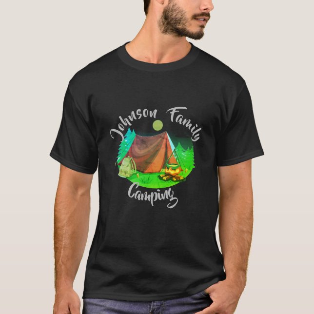 Personlig tält-T-shirt T Shirt (Framsida)