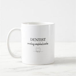 Personlig tandläkare som skapar självsäkra leenden kaffemugg
