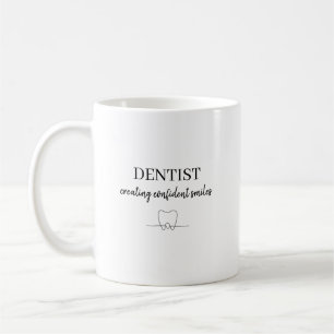 Personlig tandläkare som skapar självsäkra leenden kaffemugg