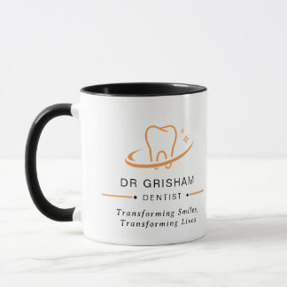 Personlig tandläkarlogo kaffemugg
