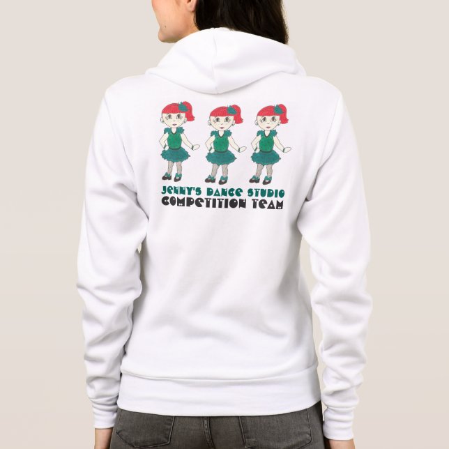 Personlig Tap Dance Studio Competition Team Tee Shirt (Baksida)