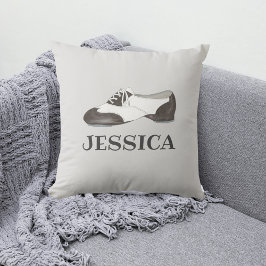 Personlig Tap Shoe Oxford Dance Dancer Pillow Kudde