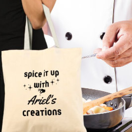 Personlig Taste Regler Chef Cook Foodie Gift Tygkasse