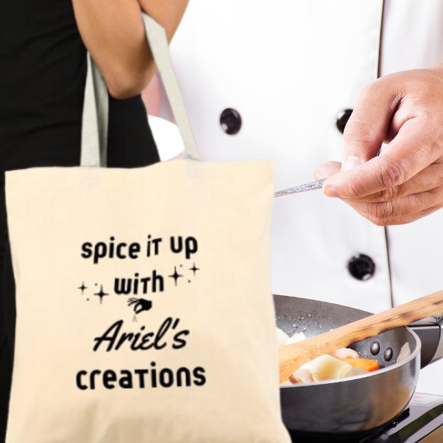 Personlig Taste Regler Chef Cook Foodie Gift Tygkasse ( Get ready to stir up some inspiration, and order your custom tote today!)