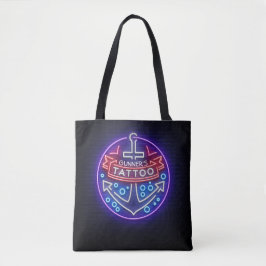Personlig Tatto Shop Nautical Neon Sign Stil Tygkasse