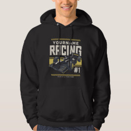 Personlig Tävla Team för snabbkörning av Tävling-b Hoodie