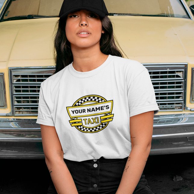 Personlig Taxi Logotyp T-Shirt (Skapare uppladdad)