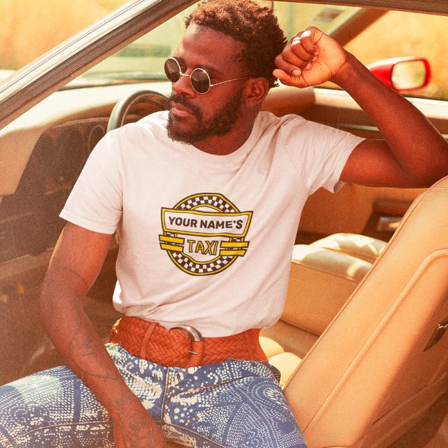 Personlig Taxi Logotyp T-Shirt (Skapare uppladdad)