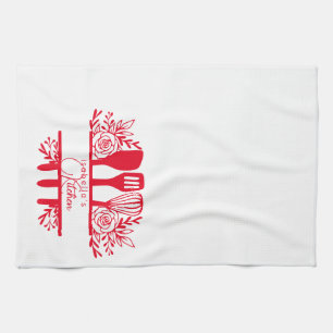 Personlig Tea Towel med Namn kökshanddukar