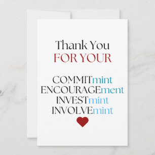 Personlig Teacher Gift, Lärargåva, Bee Frien Julkort