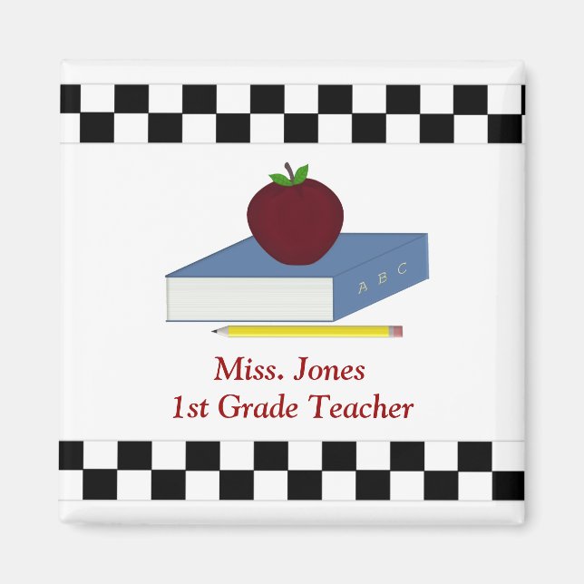 Personlig Teacher Magnet (Framsidan)